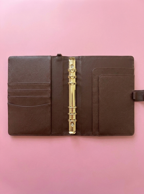 Espresso Brown A5 Planner