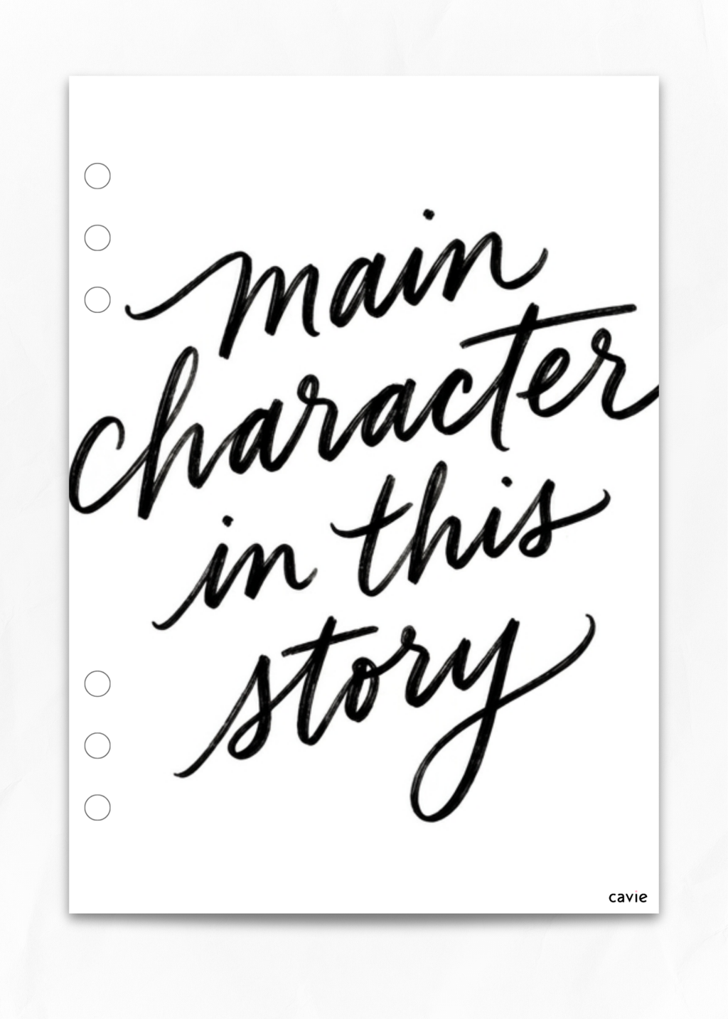Main Character Dashboard