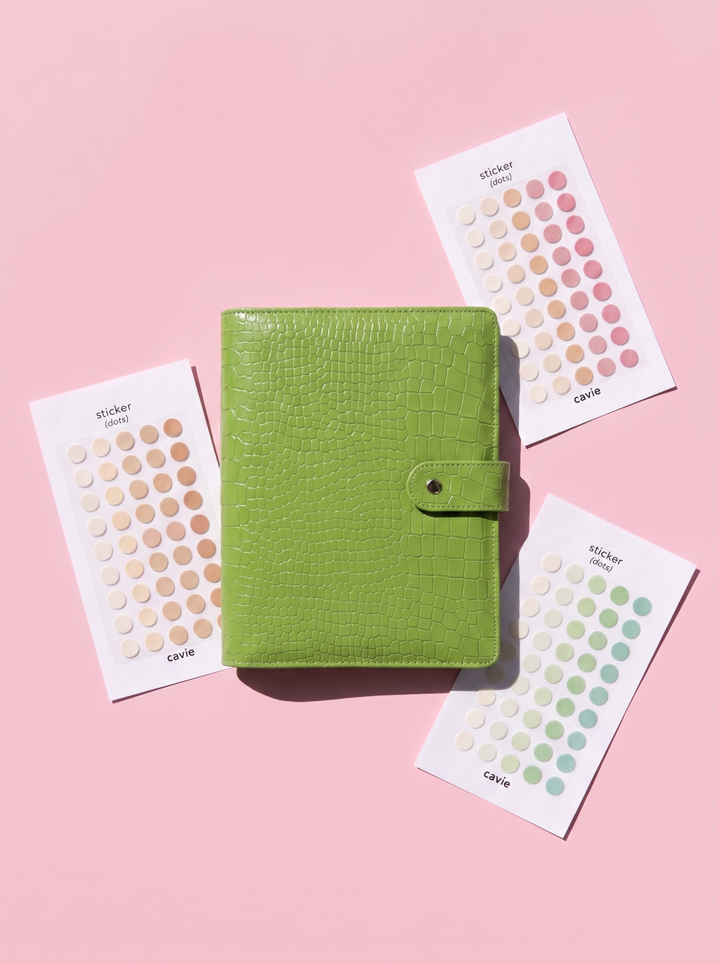 Cavie translucent dot stickers, planner and journal sticker sheet