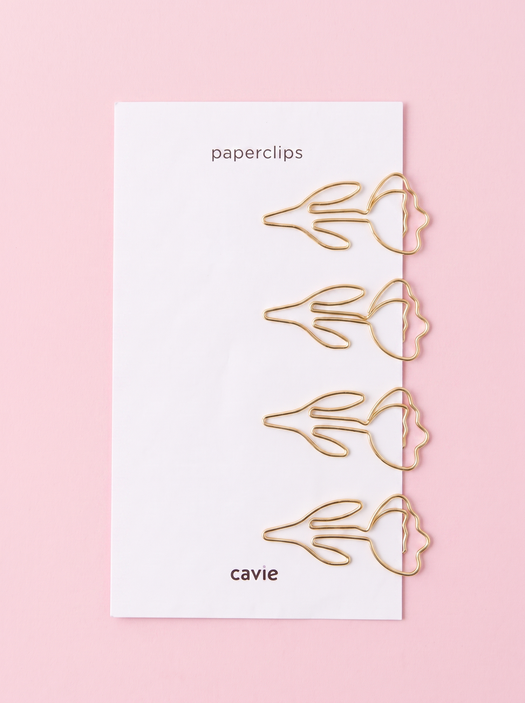 Cavie tulip flower paperclips, planner clips, styled view