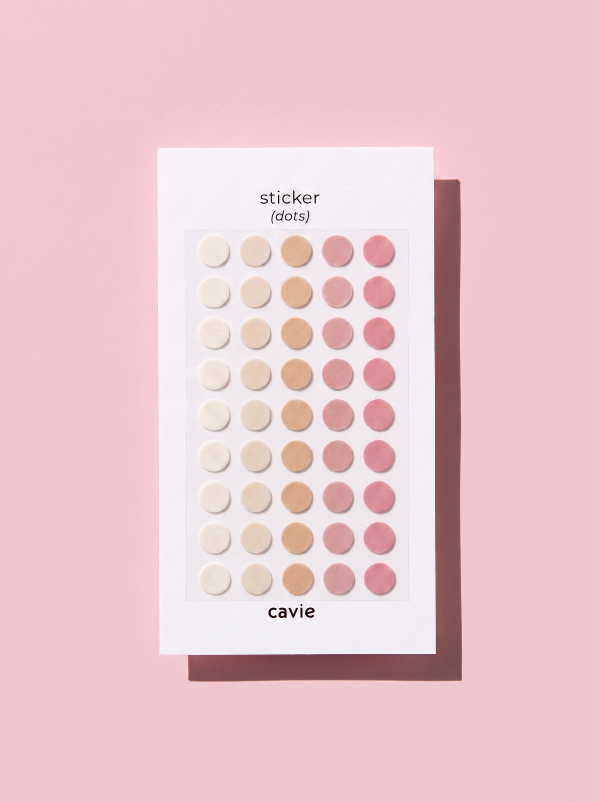 Cavie translucent dot stickers, colour option, planner sticker sheet